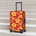 thumbnail image 5 of Uemuo Red Vintage Flowers Printed Washable Luggage Cover - Fashion Suitcase Protector Fits 18-32 Inch Luggage -Large, 5 of 9