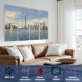 thumbnail image 3 of Rustic Farmhouse 8 Pack Art Acoustic Panels Sound Absorbing Toronto Cityscape Autumn Bay Water Blue Decorative Soundproof Wall Panels Self Adhesive for Nursery Game Room Bedroom 48"x32", 3 of 7