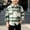 Green-B, variant on Boys Long Sleeve Button Up Plaid Shirts Classic Grid Check Lapel Collar Chest Pocket Casual Holiday Outfit Tops Light Blue-D