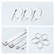 thumbnail image 3 of Bridas de metal 100PCS 5.9 pulgadas bridas de acero inoxidable de alta resistencia bridas autolock para uso múltiple al aire libre e interior., 3 of 7