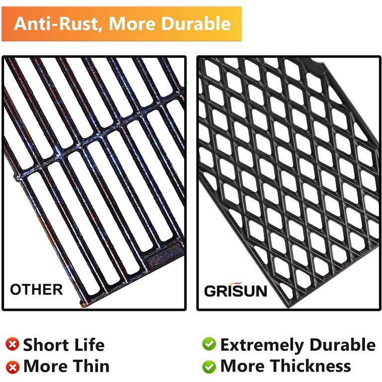 Cooking Grates for Pit Boss Lexington 540, 500 Pellet Smoker Grills, Cast Iron Replacement Parts