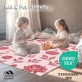 thumbnail image 4 of ODIKA 8'x10' Machine Washable Non-Slip Area Rug, Elegant Botanical Throw High Traffic Rug with Pad, Pink, 586230, 4 of 8