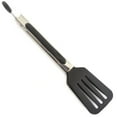 thumbnail image 2 of Norpro 8" Stainless Steel Mini Slotted Spatula Locking Serving Tongs, 2 of 7