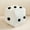 White, variant on EcoVerve Funny Simulation Dice Pillow Cubic Cube Pendant Dolls Stuffed Soft Sofa Back Cushion Home (20cm/7.8 Inch)
