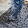 36 in. x 36 in. Industrial Rubber AntiFatigue Interlocking Mats (Set