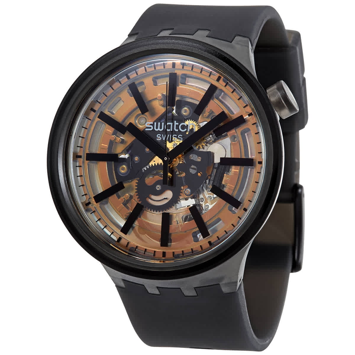 Swatch - SO27B115 - Dark Taste Quartz Mens Watch