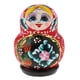 thumbnail image 5 of 10 Piezas Muñeca de Anidación Rusa Matrioskas Hechos a Mano de Madera Regalo de Cumpleaños para Mujer Sunnimix Muñecas rusas de madera, 5 of 7
