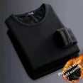 thumbnail image 5 of Minnieouse Ropa interior térmica para hombre, chaleco de terciopelo grueso para invierno, hogar, exterior, capa básica, ropa interior, Tops cálidos, conjuntos de ropa La camisa negra Minnieouse AP013593-10, 5 of 5