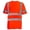 Hi-Vis Orange, variant on ANSI Class 3 High-Vis Mesh Wicking Shirt | High Visibility Shirts for Men with Reflective Tape | Breathable Safety T-Shirts Keep You Comfortable and Dry All Day | Orange