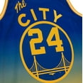thumbnail image 4 of Men's Mitchell & Ness Rick Barry Gold/Royal San Francisco Warriors 1966/67 Hardwood Classics Fadeaway Swingman Player, 4 of 5