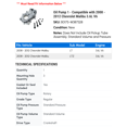 thumbnail image 2 of Oil Pump 1 - Compatible with 2008 - 2012 Chevy Malibu 3.6L V6 2009 2010 2011, 2 of 2