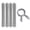 Grey, variant on Grey Brown No-Heat Overnight Hair Curlers Set with Satin Scarf, 4 Rods +