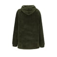 thumbnail image 5 of HOOMEUMY Mens Fleece Hoodie Sweatshirts Classic Solid Design Crew Neck Tops Loose Fit Blouse Casual Basic Long Sleeve Shirts Fashion 2025 Trendy Green L, 5 of 6