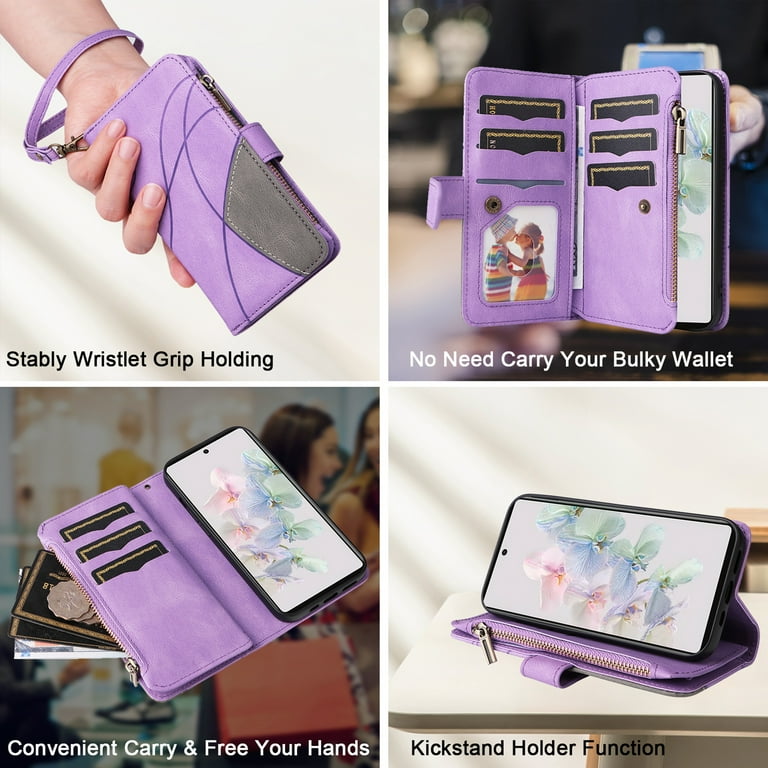 Dteck for Samsung Galaxy A15 Wallet Phone Case with 9 Card Dteck for Samsung Galaxy A15 Wallet Phone Case with 9 Card