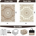 thumbnail image 3 of Tapis d'Extérieur ;x; Tapis de Patio Extérieur Réversible Tapis de Camping RV Tapis Extérieure Tapis de Paille en Plastique Portable Tapis d'Extérieur pour Patio RV Camping Balcon Plage, 3 of 7