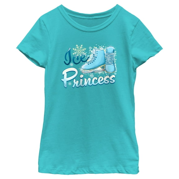 Girl's Lost Gods Ice Princess  Graphic Tee Tahiti Blue X Large