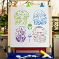 thumbnail image 5 of Large Mushroom Stencils 12 x 12 Inch Reusable Hollow Out Plant Mushrooms Moon Decoration Paint Drawing Template Stencils, 5 of 9