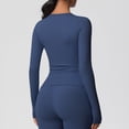thumbnail image 6 of Women's Slim Fit Long-Sleeve Active Set - Stretchy Moisture-Wicking Yoga & Gym Wear, 6 of 6