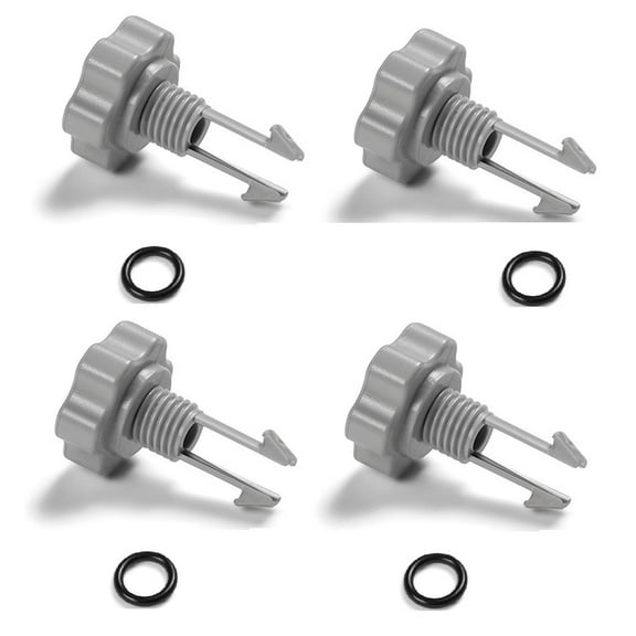 Replacement Intex Air Release and Sediment Release Valve with O-Ring (4-Pack)