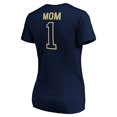 thumbnail image 3 of Women's Navy Navy Midshipmen #1 Mom V-Neck T-Shirt, 3 of 3