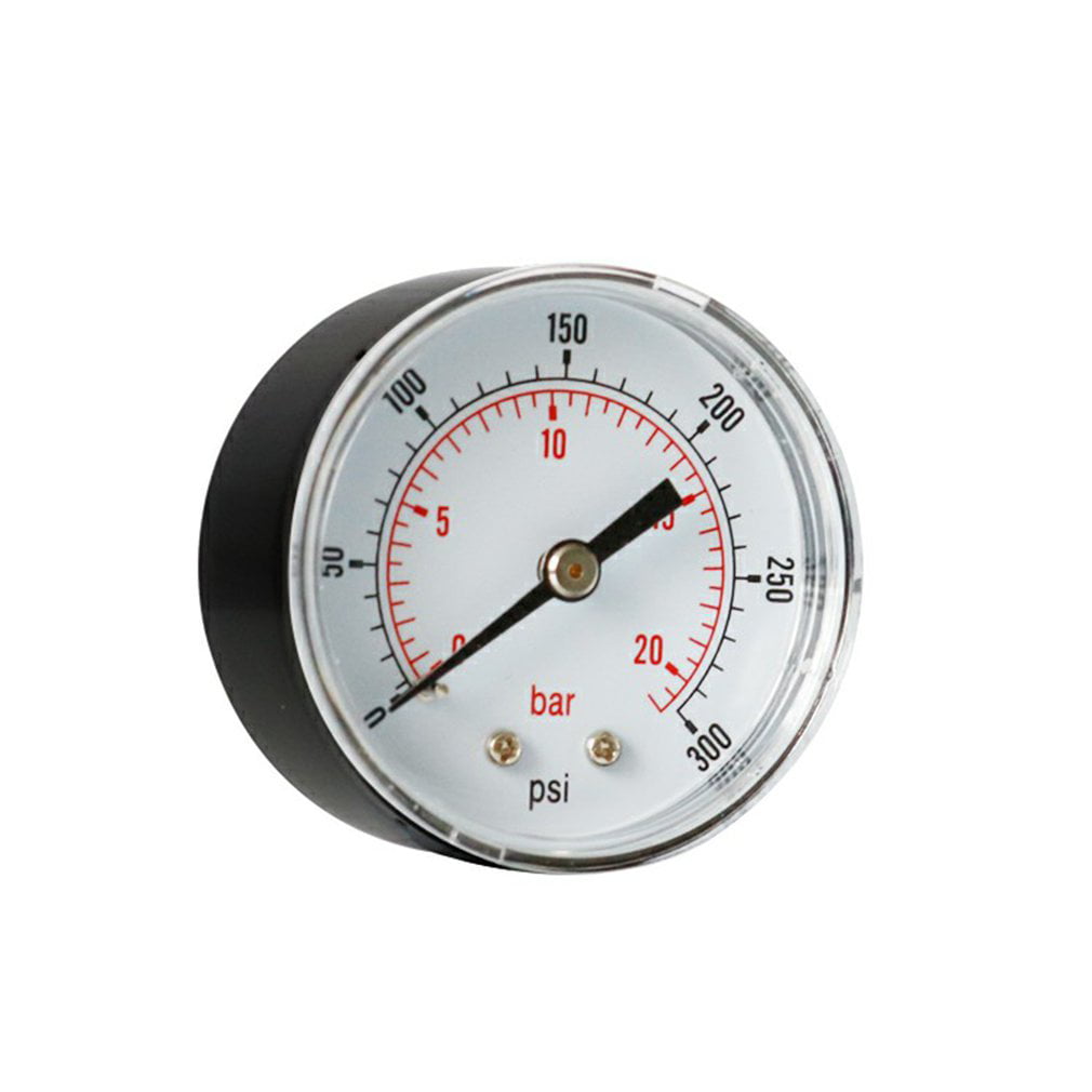 Y50 Axial Pressure Gauge Barometer Oil Pressure Gauge Water Pressure Gauge Precision Pressure Gauge Black 0-60 0-4bar 