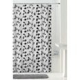 thumbnail image 1 of Mainstays PEVA Leaves Shower Curtain or Liner, 70" x 72", Black, 1 of 5