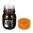 thumbnail image 3 of Unique Bargains Bouteille de Stockage en Verre Borosilicate Gradué 100mL Réactif Ambré Capuchon Jaune, 3 of 5