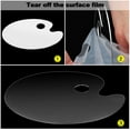 thumbnail image 4 of Acrylic Transparent Paint Tray Palette with Thumb Hole, Oval, 4 of 6