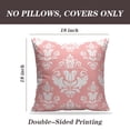 thumbnail image 2 of LALILO Throw Pillow Covers Damask Classic With Arabesque Asian Cushion Cover 18" x 18", 2 Pack, 2 of 6