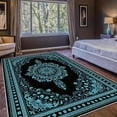 thumbnail image 6 of 1PC Ornate Region Carpet Local Carpet, Lightweight Washable Easy-to-Manage Carpet Floor Mat Festival Gift, Suitable for Living Room, Bedroom, Dining Room, Office, Balcony, Room Accessones, 6 of 8