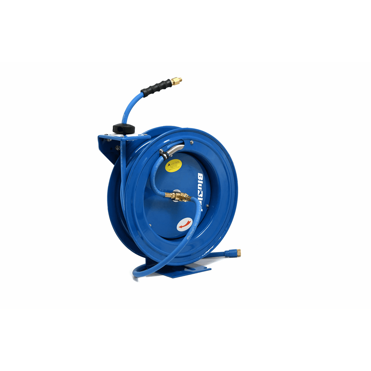 BluBird BBRHD3850 18ga. 12-Point Retractable Hose Reel w/ 3/8"X50' Air Hose