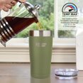 thumbnail image 5 of Healthy Human Stainless Steel Tumbler with Straw & Lid | Splash Proof Insulated Travel Cup | Eco-Friendly Coffee Tumblers | Water Cups with Straws Cleaner and Splash Proof Lids (20oz, Olive), 5 of 6