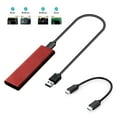 thumbnail image 2 of Mistaha Boîtier de Disque Dur M.2 SATA NVME vers USB 3.1, Double Protocole, 10 Gbps, Alliage d'Aluminium, 2 of 8