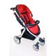 thumbnail image 2 of Carreola Economica de baston reclinable negro-rojo CINDEVEL CINDEVEL CV0019-1, 2 of 4