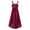 Burgundy, variant on TiaoBug Kids Flower Girls Sequin Sleeveless Party Gown Wedding Bridesmaid Dress