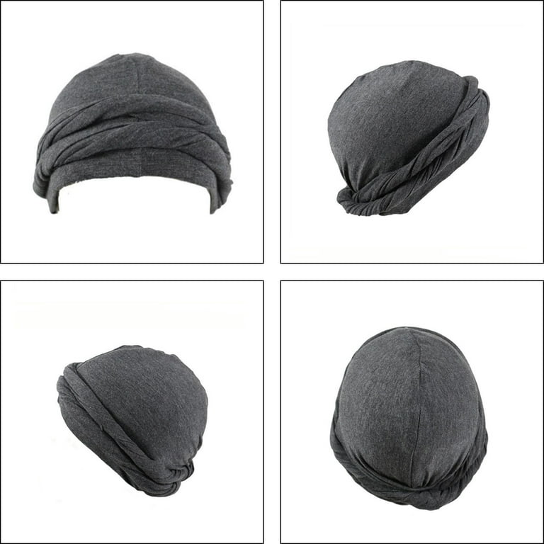 WILLBEST Bucket Hats for Men Xl/Xxl Women Turbans Knot Pre Tied Bonnet Cap  Headwraps Hats