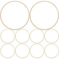 thumbnail image 1 of 10 Pcs Cerceau de Point de Croix Rond en Bambou, Fournitures de Couture, 1 of 8