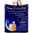 thumbnail image 2 of Yibo Gifts for Grandma Blanket To My Grandma Birthday Gifts Nana Gifts Blankets Mother's Day Thanksgiving Christmas Grandma Gifts Grandmother Granny Gifts Ideas, 2 of 3