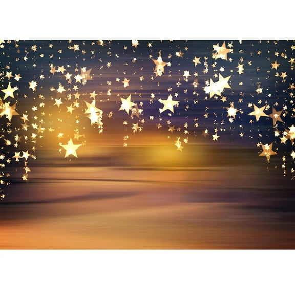 Christmas Golden Star Glitter Light Bokeh Vinyl Photography Background r Children Newborn Party Photocall Photo Studio Props