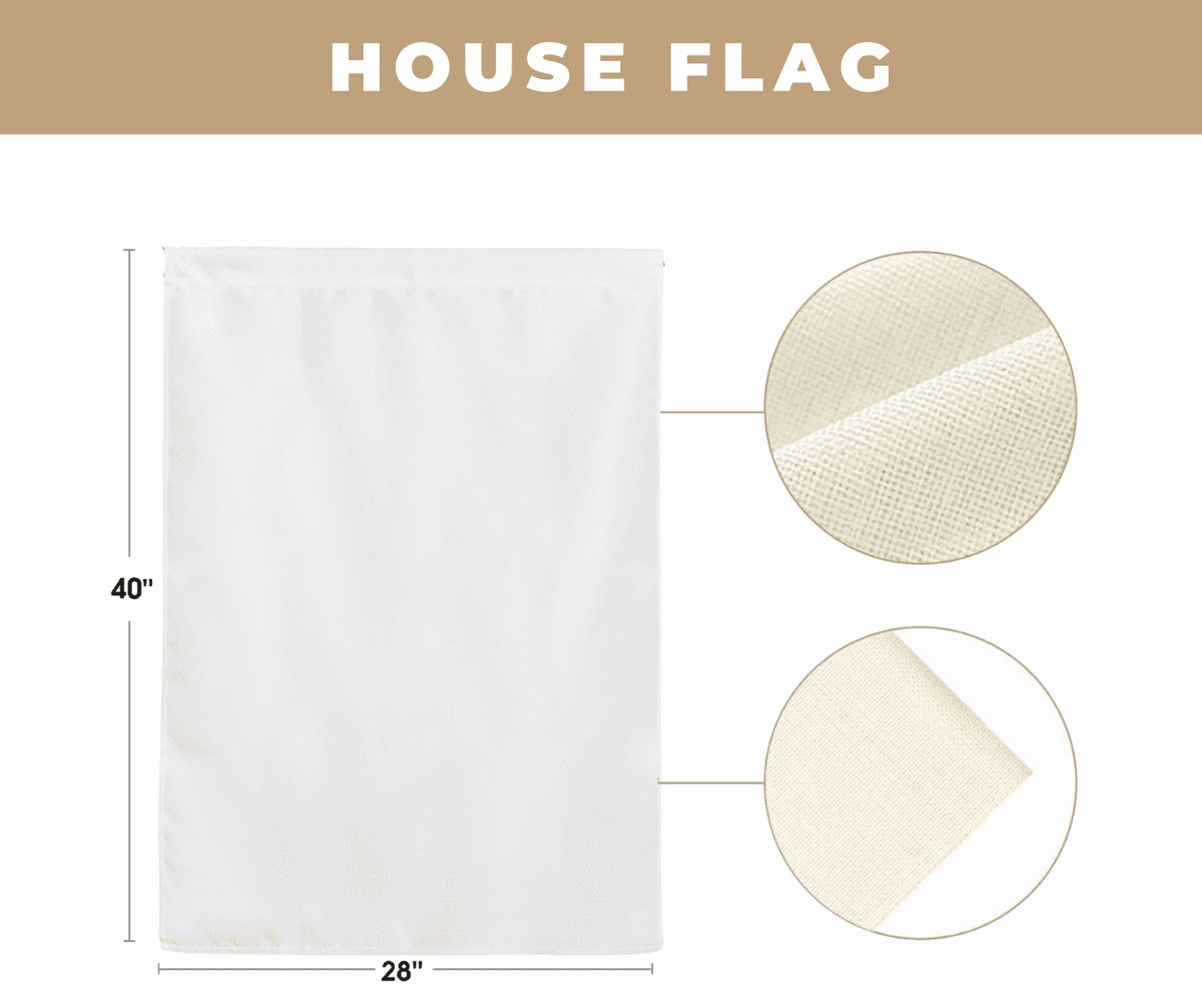 House Flag Jesus Christian Cross On American God Bless America, Religious, 28x40 POLE NOT INCLUDED