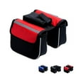 thumbnail image 5 of SUTENG 3 In 1 Riding Bag Bike Double Saddle Shape Bag Rainproof Waterproof Front Frame Tube Mountain Bike Outdoor Bicycle Riding Bag, Red/L, 5 of 5