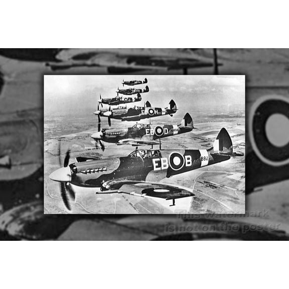 24"x36" Gallery Poster, Supermarine Spitfire p3