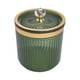 thumbnail image 1 of Contenedor para discos de maquillaje, dispensador de hisopos para baño, tarro para hisopos, caja de tocador, Verde, 1 of 9