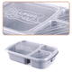 thumbnail image 3 of Fiambrera del contenedor de preparación de comidas con compartimentos para niños, contenedores de almacenamiento de alimentos reutilizables de plástico, 3 of 5