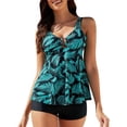thumbnail image 2 of Summer Women'S Print Split Fashion Beachwear Push Up Bikini Sets Biquini Swimsuit Swimwear Summer Beach Clothes Sets, 2 of 4