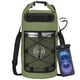 thumbnail image 1 of Mochila STOVER, bolsa impermeable y impermeable con funda para teléfono, color verde, 1 of 9