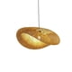 thumbnail image 3 of Luz colgante de bambú tejida, lámpara colgante de pantalla, luz colgante de techo decorativa rústica para dormitorio, apartamento, Hotel, decoración 50cmx18cm Fernando Colgante de luz, 3 of 8