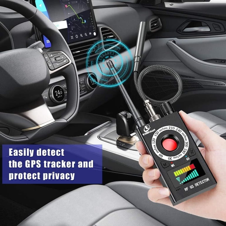 Spy Decoder Digital Hidden Camera Detector - 6 Mode RF Signal Scanner For Spy Devices & GPS ...
