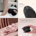 thumbnail image 3 of 1 Pair Women's 5D Soft Memory Foam Insoles, Suitable For High Heels & Flat Shoes, Sweat-Absorbent & Breathable, Washable Replacement Insoles-Black, 3 of 5