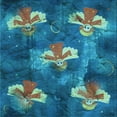 thumbnail image 1 of Ahgly Company Tapis d'Intérieur Lavables en Machine, Carrés de Transition Vert Turquoise Foncé, 8' Carré, 1 of 7